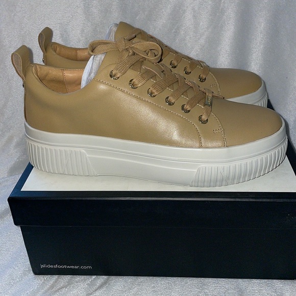 NWT J/SLIDES WEST Nude Leather - Picture 11 of 16